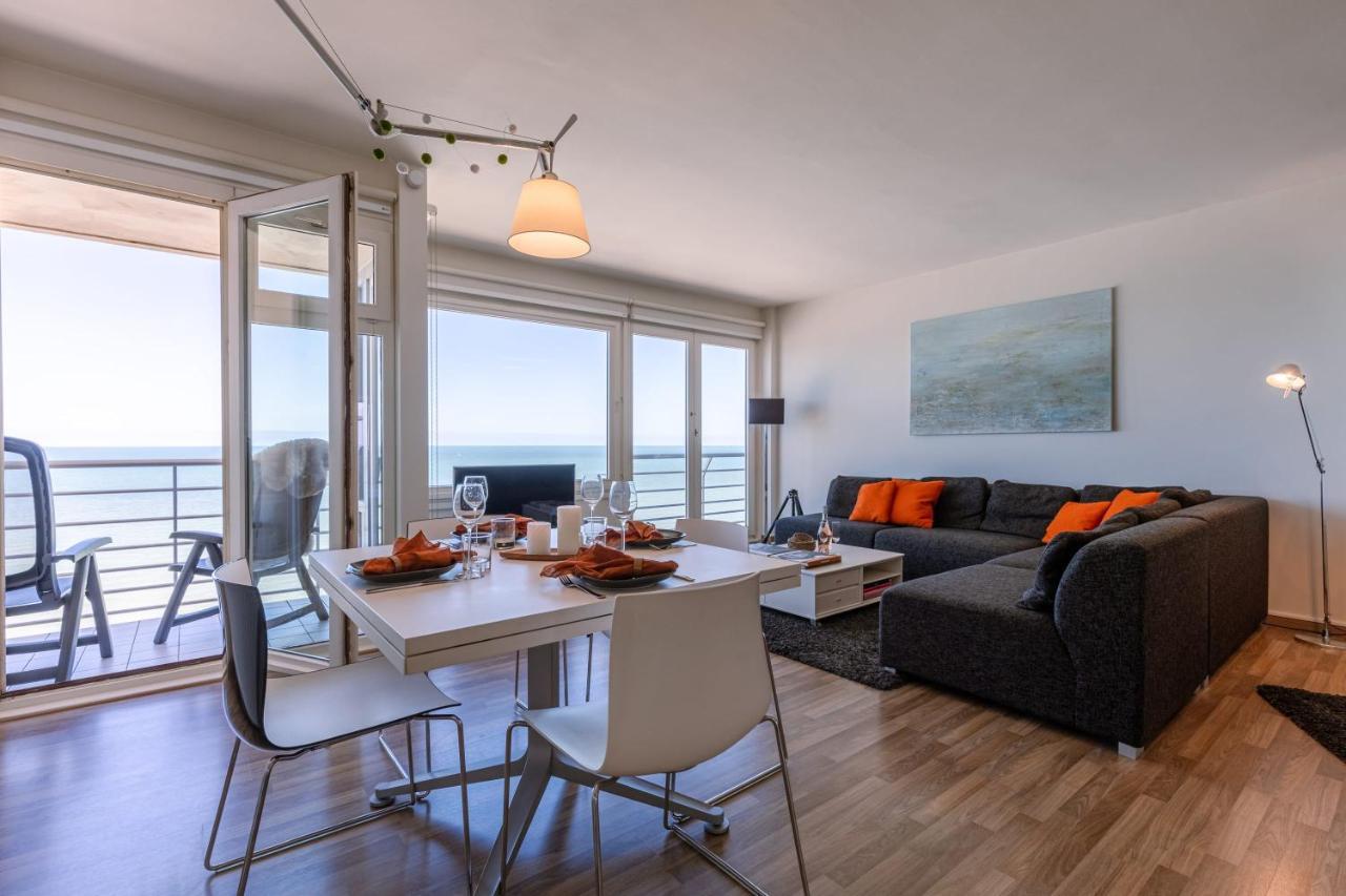 Excellent Southern Furnished Apartment With Beautiful Sea View Nieuwpoort Exterior foto